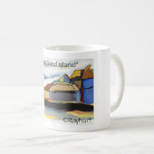 Schwarze Sand-Insel durch Rayhart Kaffeetasse (VorderseiteRechts)