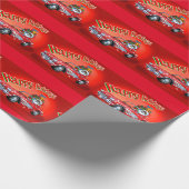 Schwarze Sankt in einer Korvette! Geschenkpapier (Ecke)