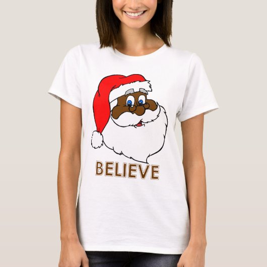 Schwarze Sankt T-Shirt (Vorderseite)