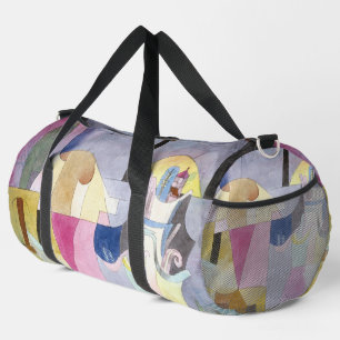 Schwarze Säulen in einer Landschaft 1919 von Paul  Duffle Bag