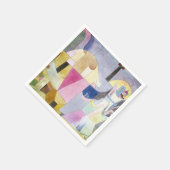 Schwarze Säulen in einer Landschaft 1919 von Paul Serviette (Ecke)