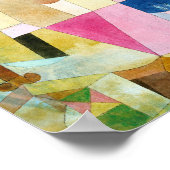 Schwarze Säulen in einer Landschaft : Paul Klee 19 Poster (Ecke)