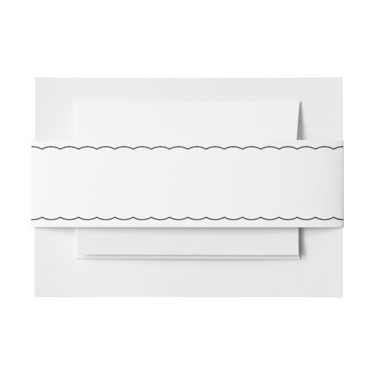 Schwarze Scallop Border Landscape Bor Band (Vorderseite Beispiel)