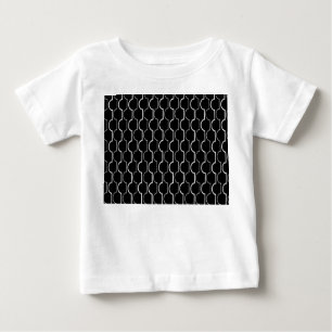 Schwarze Scallops Baby T-shirt