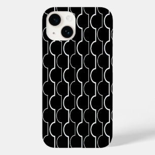 Schwarze Scallops Case-Mate iPhone 14 Hülle
