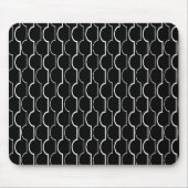 Schwarze Scallops Mousepad (Vorne)