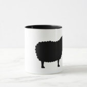 Schwarze Schaf-Kaffee-Tasse Tasse (Zentrum)