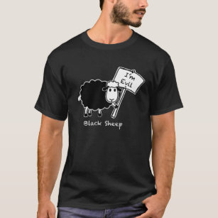 Schwarze Schaf-Männer T-Shirt