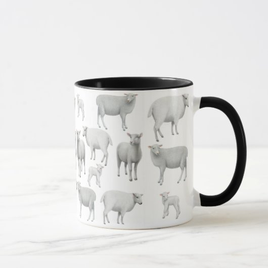 Schwarze Schaf-Tasse Tasse (Rechts)