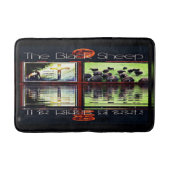 Schwarze Schafe Badematte (Vorderseite)