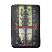 Schwarze Schafe Badematte (Vorderseite Vertikal)