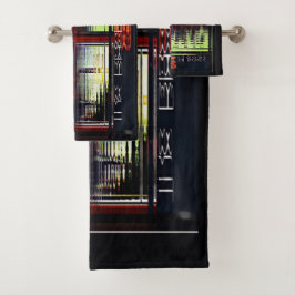 Schwarze Schafe Badhandtuch Set