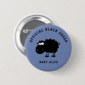 Schwarze Schafe Button (Vorne & Hinten)