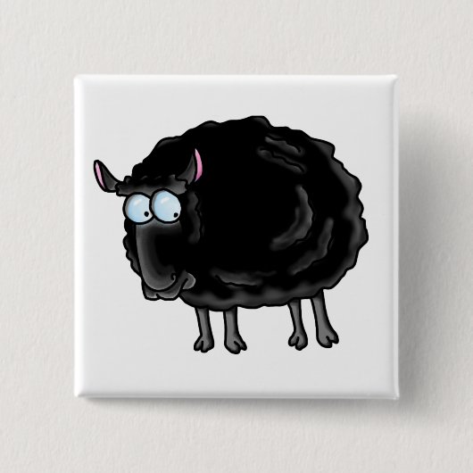 Schwarze Schafe Button (Vorderseite)