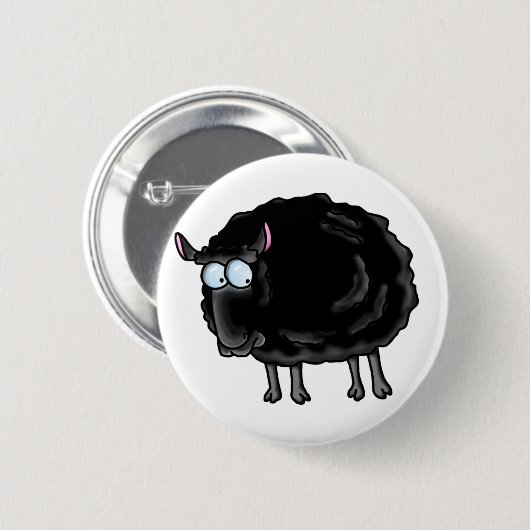 Schwarze Schafe Button (Vorne & Hinten)