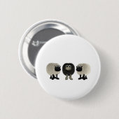 schwarze Schafe Button (Vorne & Hinten)