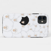 Schwarze Schafe Case-Mate iPhone Hülle (Rückseite (Horizontal))