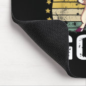 Schwarze Schafe Drehziege Funny Goat Retro Spaß Mo Mousepad (Ecke)
