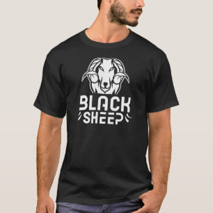 Schwarze Schafe Dunkle Spaß Redewendungen sarkasti T-Shirt