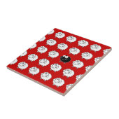 Schwarze Schafe Fliese (Seite)