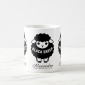 Schwarze Schafe folgen der Herde nie Kaffeetasse (Mittel)
