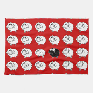 Schwarze Schafe Handtuch