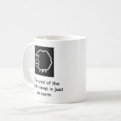 Schwarze Schafe Kaffeetasse (Vorderseite Links)