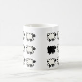 Schwarze Schafe Kaffeetasse (Mittel)