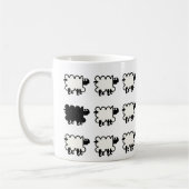 Schwarze Schafe Kaffeetasse (Links)