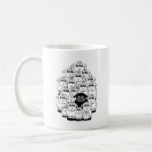 Schwarze Schafe Kaffeetasse (Links)