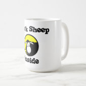 Schwarze Schafe Kaffeetasse (VorderseiteRechts)
