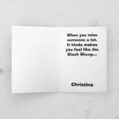 Schwarze Schafe Karte (Innenseite)