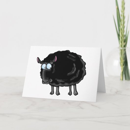 Schwarze Schafe Karte (Vorderseite)