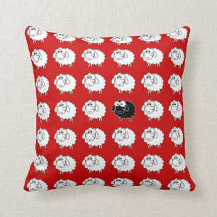 Schwarze Schafe Kissen