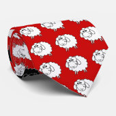 Schwarze Schafe Krawatte (Gerollt)