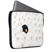 Schwarze Schafe Laptopschutzhülle (Vorne Rechts)