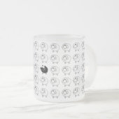 Schwarze Schafe Mattglastasse (VorderseiteRechts)