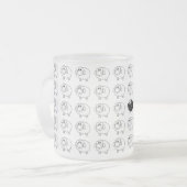 Schwarze Schafe Mattglastasse (Vorderseite Links)
