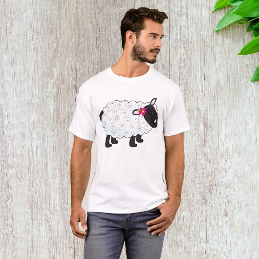 Schwarze Schafe mit weißer Wolle T-Shirt