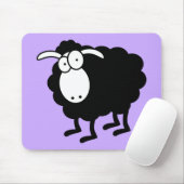 Schwarze Schafe Mousepad (Mit Mouse)