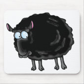 Schwarze Schafe Mousepad (Vorne)