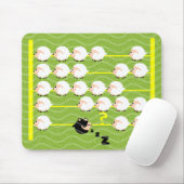 schwarze Schafe Mousepad (Mit Mouse)