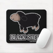 Schwarze Schafe Mousepad (Mit Mouse)
