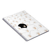 Schwarze Schafe Notizblock (Rechte Seite)