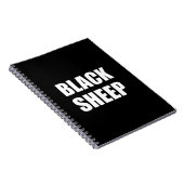 Schwarze Schafe Notizblock (Rechte Seite)