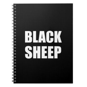 Schwarze Schafe Notizblock