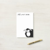 Schwarze Schafe Post-it Klebezettel (Auf Schreibtisch)