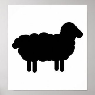 Schwarze Schafe Poster