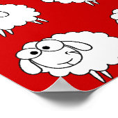 Schwarze Schafe Poster (Ecke)