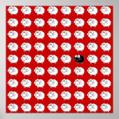 Schwarze Schafe Poster (Vorne)